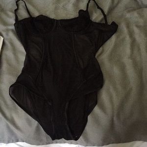 Victoria Secret Black Bodysuit